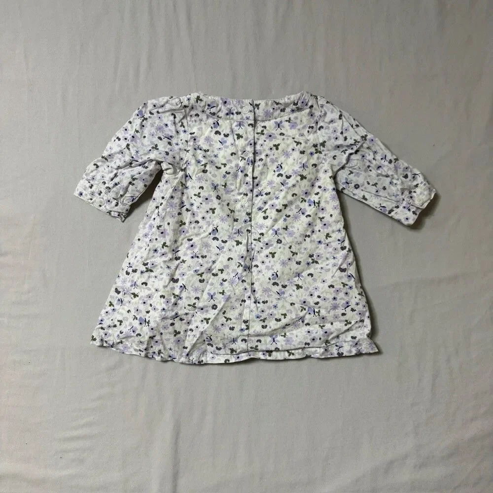 Gymboree white purple
